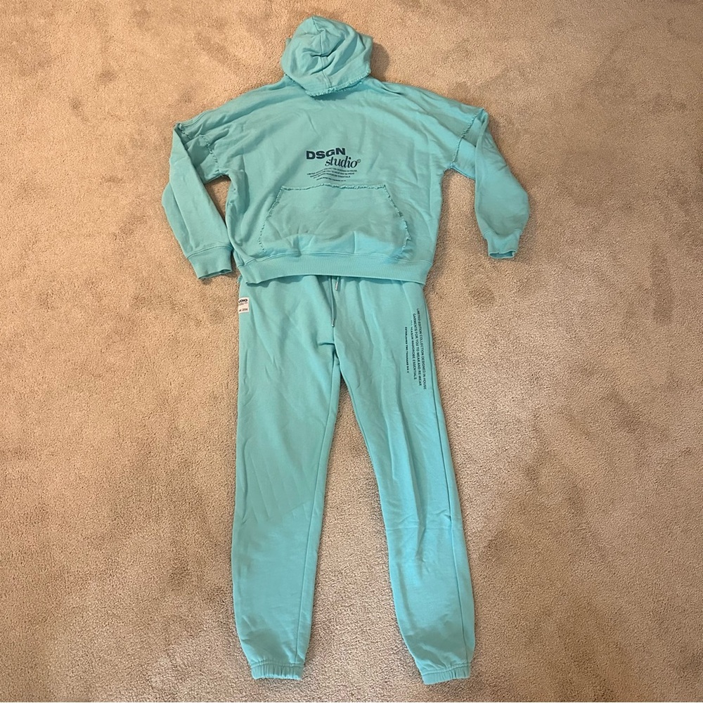 Blue Sweat Set